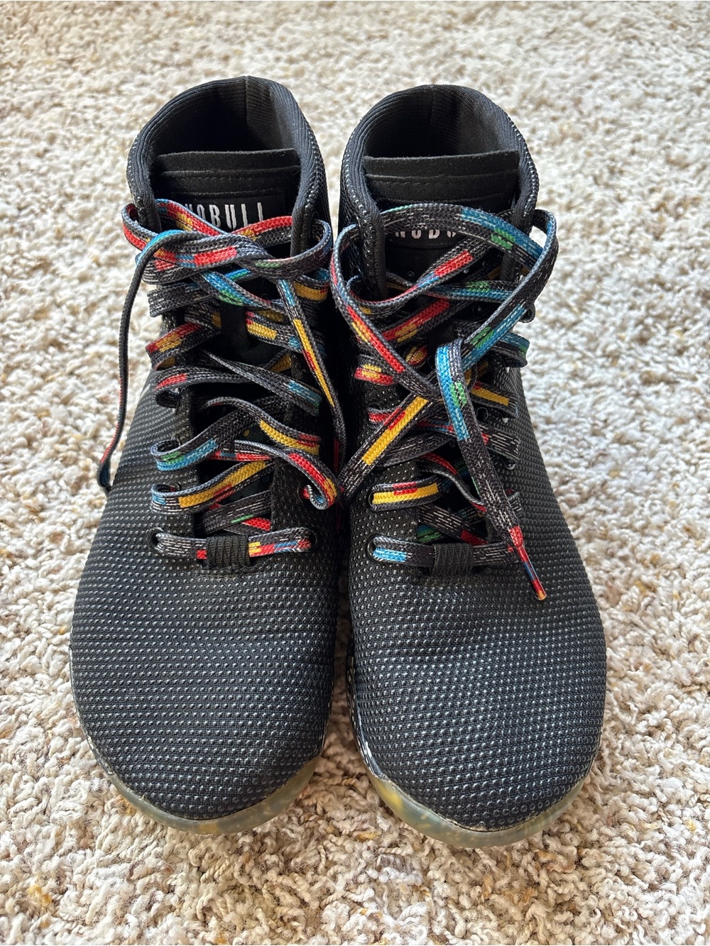 NOBULL Shoes High-Top Trainers Multi Color Black SuperFabric M 6 W 7.5